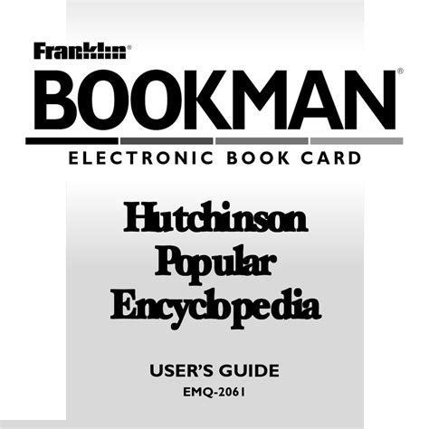 franklin bookman|FRANKLIN BOOKMAN II USER MANUAL Pdf Download.